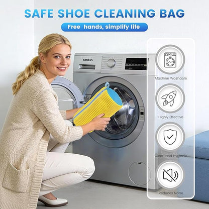 2PCS Shoe Washing Machine Bag, Laundry Bags Durable Zipper