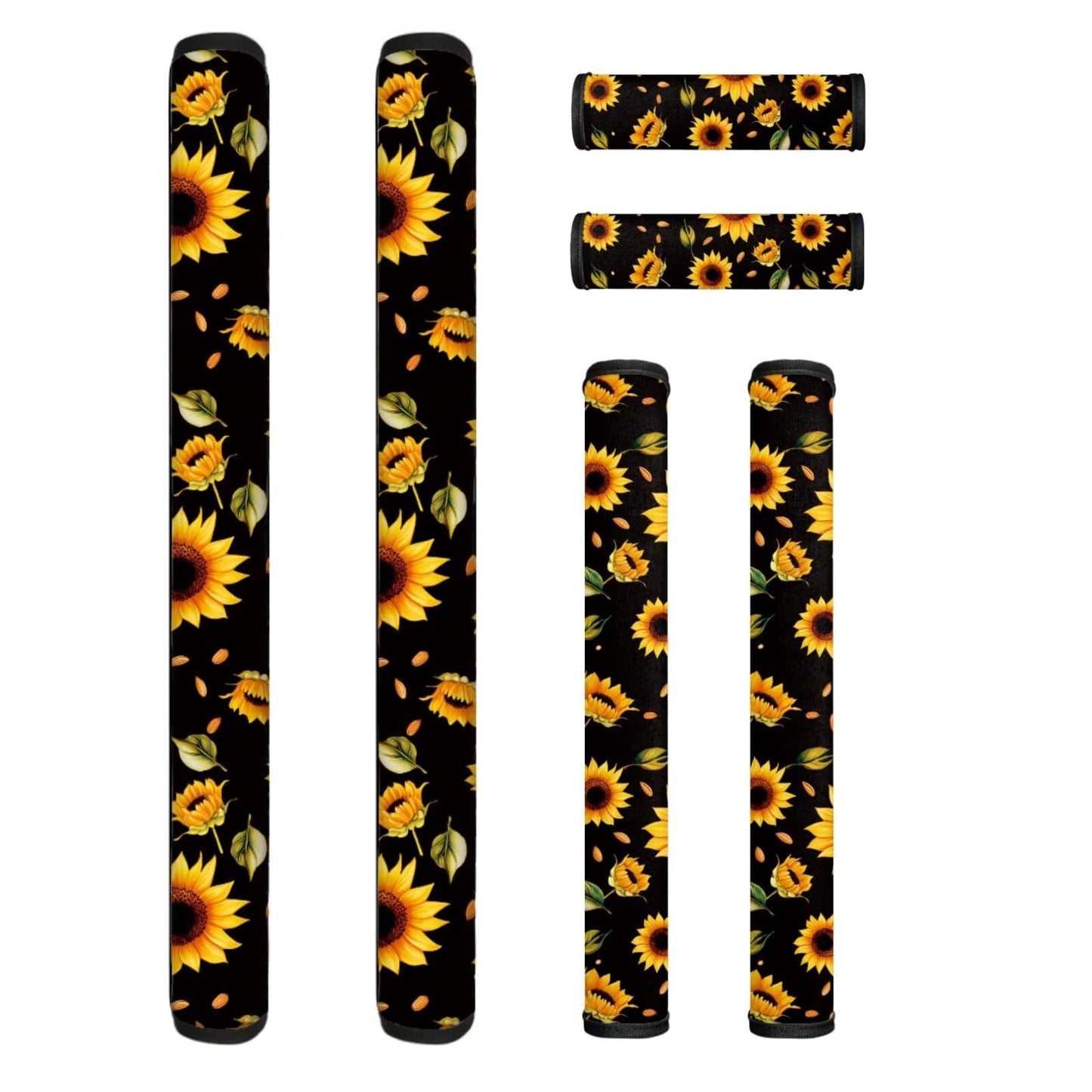 ASQVTIFE 6 Pieces Sunflower Refrigerator Handle Covers Hippie Sunflower Decorations Fridge Refrigerator Door Handle Covers for Fridge Microwave Oven Dishwasher Handle Protector