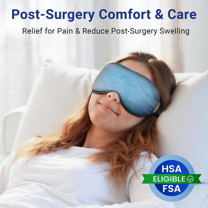 Coolig Eye Mask for Puffy Eyes: Fsa Eligible Items Hsa, Cold Compress for Migraines Headache After Surgery & Puffiness, Reusable Face Ice Pack Gel Sleep Mask for Dark Circles, Relaxing Gifts(Purple)