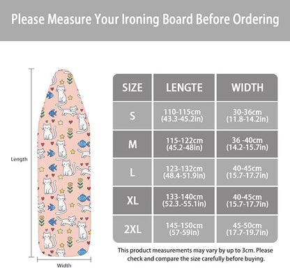 Iron Board Cover Standard Size, Cat Ironing Board Cover, Ironing Board Cover