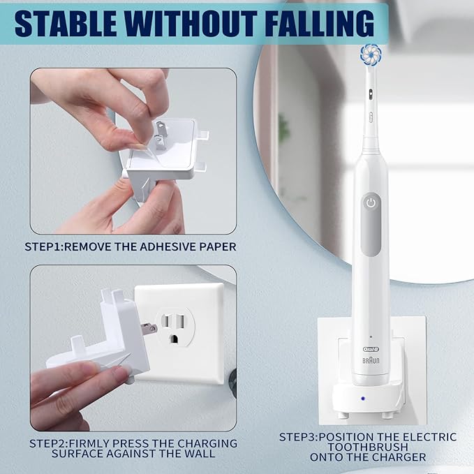Wireless Electric Toothbrush Wall Charger Compatible