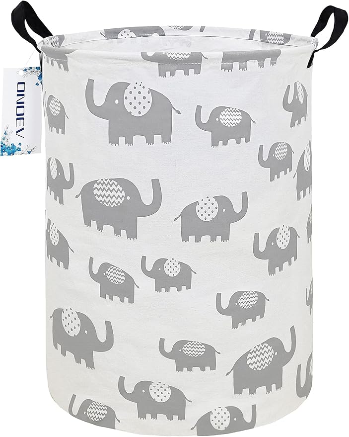 Round waterproof laundry basket gift basket, suitable