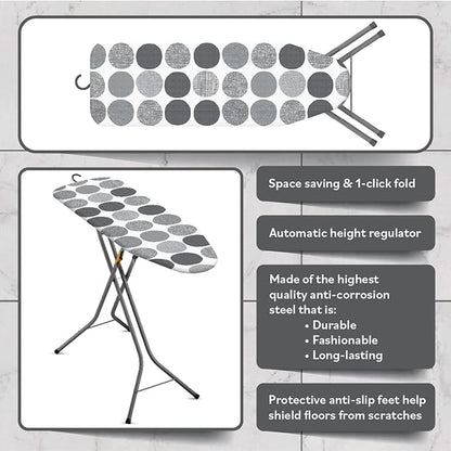 Bartnelli Pulse Ironing Board | Made in Europe | Patent Space Saving Smart