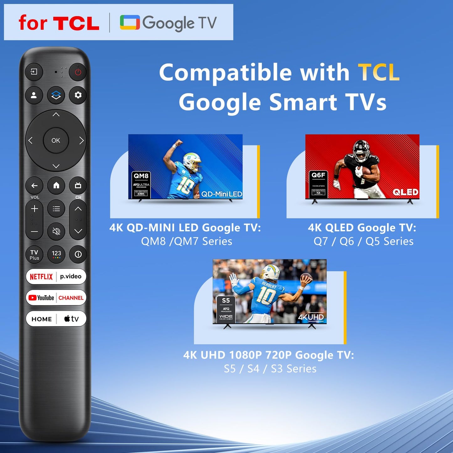 Voice Magic Remote for LG-Smart-TV-Remote Control Replacement, AKB75855501 AN-MR20GA MR19BA MR18BA MR650A with Voice Recognition and Pointer Function