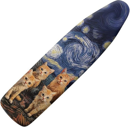 Cats Starry Sky Ironing Board Cover and Pad Table Top Ironing Board Cover