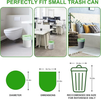 Small Trash Bags 4-6 Gallon, Inwaysin 200 Count Biodegradable Trash Bags 4