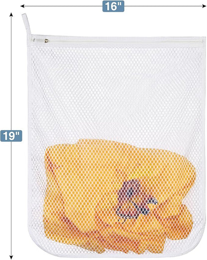 3 pcs Durable Honeycomb Mesh Laundry Bags