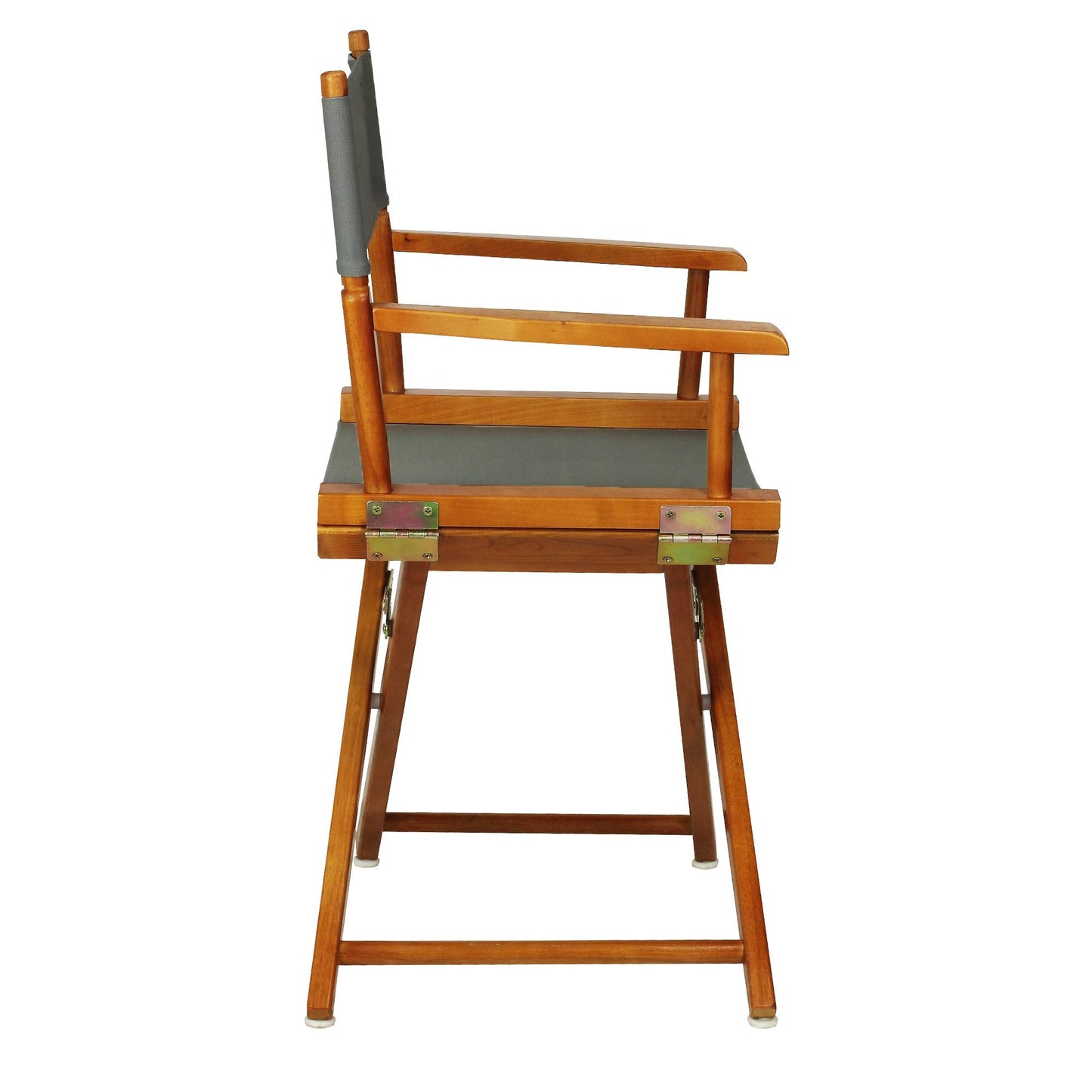 Casual Home 18" Director's Chair Honey Oak Frame with Grey Canvas