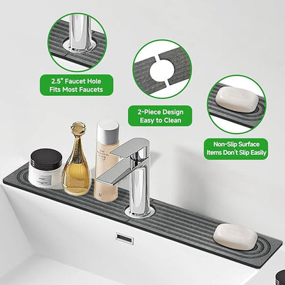 Diatomite Faucet Mat for Kitchen Sink