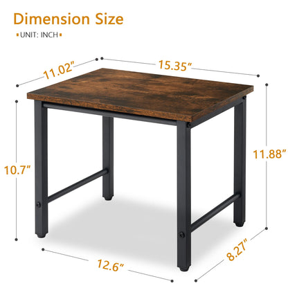 Gewudraw Printer Stand-Desktop Shelf Storage Organizer for Printers,Small End Table, Book Shelf and Wooden Desk Shelf for Home Office