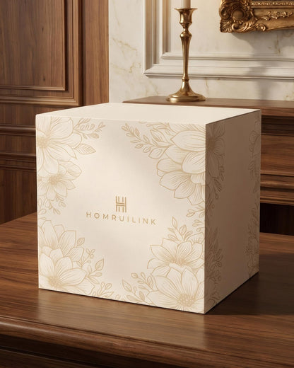 Homruilink Black Walnut Wooden Jewelry Box Wood Jewelry Organizer with 2 Side Doors Mirror Lockable Classical Style for Watch Necklace Ring Earring Storage, Fathers Day Gift-5 Layer