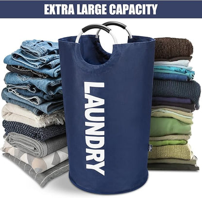 DOKEHOM 125L X-Large Collapsible Washing Laundry Basket Bag