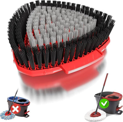 Upgraded Spin Mop Replacement Scrub Brush Heads Compatible