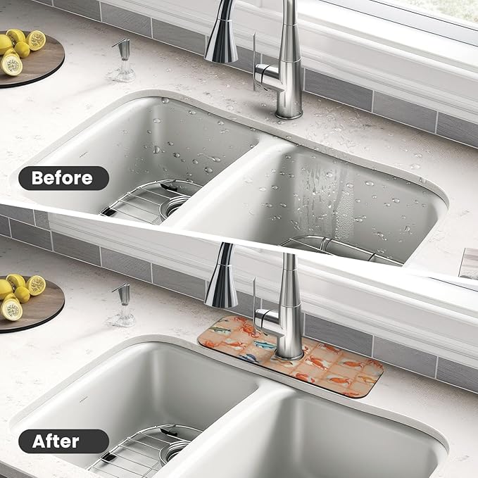 On The Cape Coastal Summer Kitchen sink faucet pad, strong water absorption