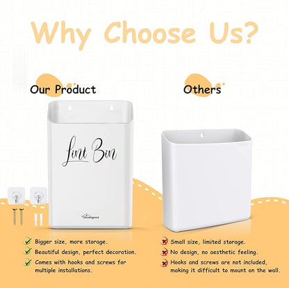 Sealegend Magnetic Lint Bin Lint Trash Can