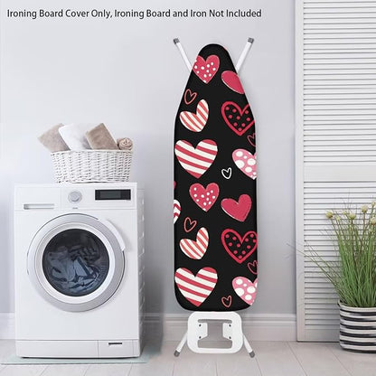 Love Heart Ironing Board Cover Valentines Day Ironing Board Dust Cover Standard