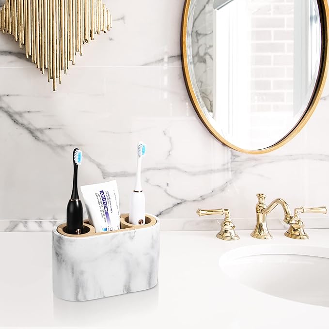 Shinowa Toothbrush Holder, Premium Toothbrush Organizer, Bathroom Storage