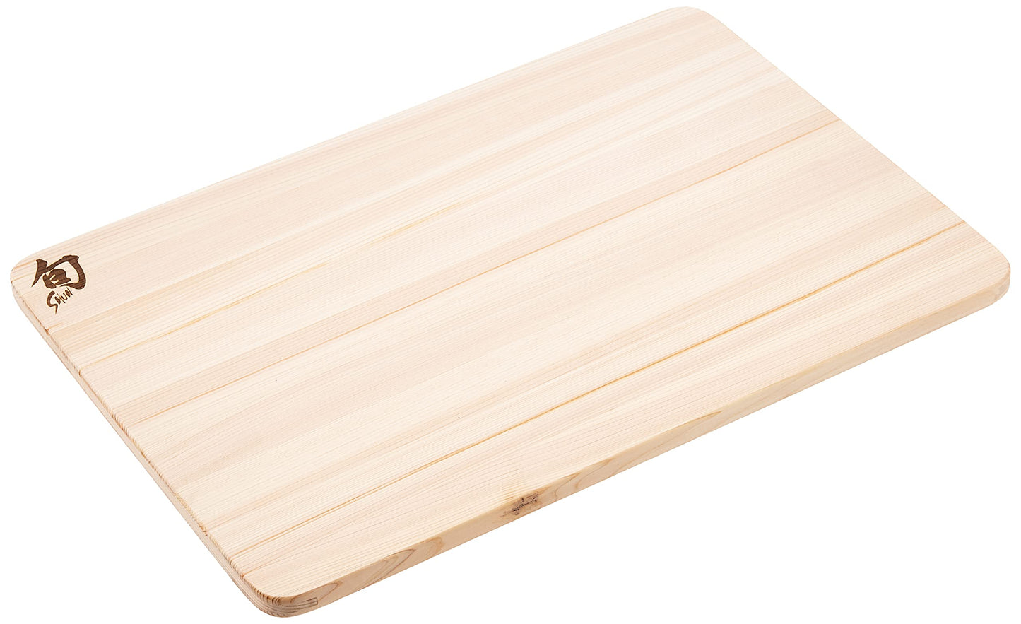 Shun Cutlery Medium Hinoki Cutting Board, 15.75" x 10.75" Wooden Japanese Chopping Board for Kitchen, Medium-Soft Wood Preserves Knife Edges, Forest Stewardship Council Certified