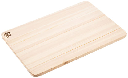 Shun Cutlery Medium Hinoki Cutting Board, 15.75" x 10.75" Wooden Japanese Chopping Board for Kitchen, Medium-Soft Wood Preserves Knife Edges, Forest Stewardship Council Certified