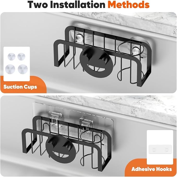 Sponge Holder for Kitchen Sink, Sink Caddy Organizer