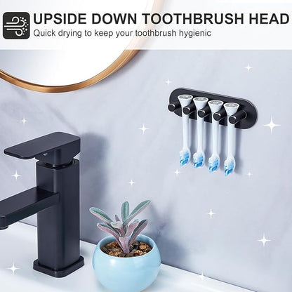 Electric Toothbrush Head Holder, Toothbrush Holders Wall Mounted, Adhesive