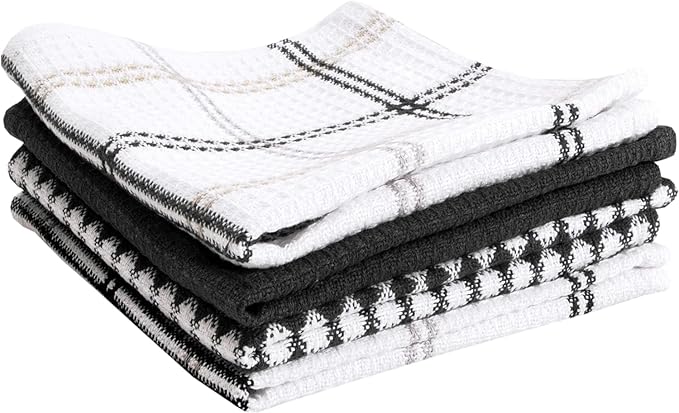 T-Fal Premium Waffle Dish Cloths: Highly Absorbent, Super Soft Long Lasting