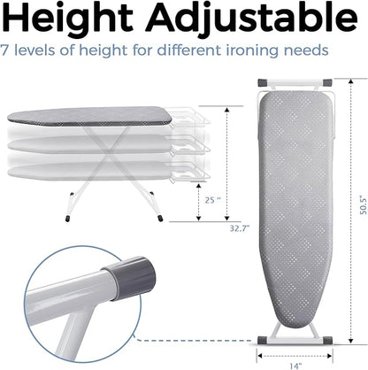 SheeChung Ironing Board 13"x43", Compact Ironing Board