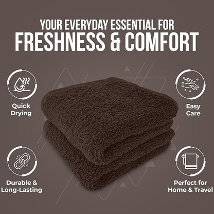 DAN RIVER 24 Pack Wash Cloths for Showering