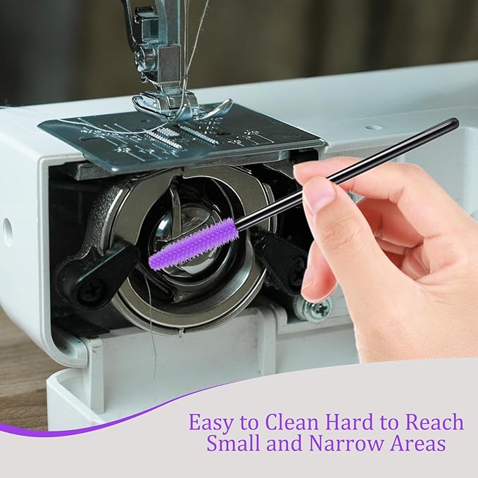 FJW Machine Cleaning Brushes, Reusable Silicone Dense Bristles Clean Brush