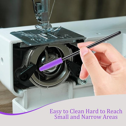 FJW Machine Cleaning Brushes, Reusable Silicone Dense Bristles Clean Brush
