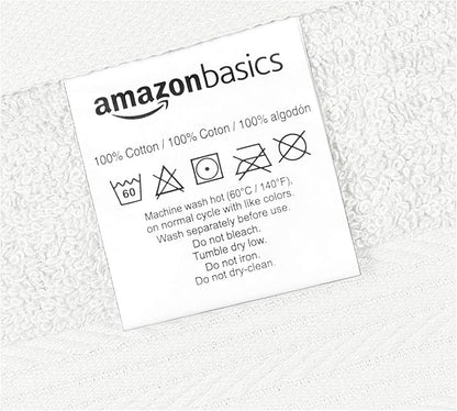 Amazon Basics Cotton Washcloths