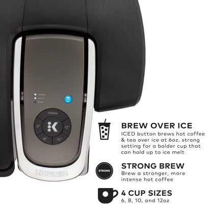 Keurig K-1550 Small Business Single Serve Coffee Maker, 96 oz Water Reservoir, Black