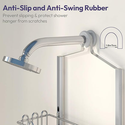 SWTYMIKI Shower Caddy Hanging Organizer