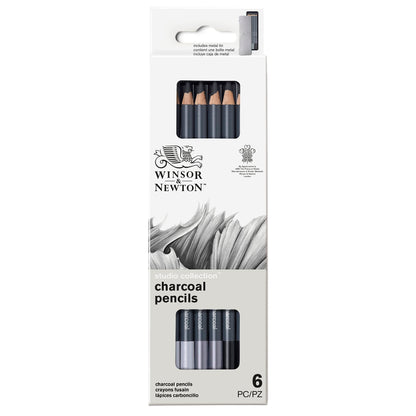 Winsor & Newton Studio Collection, 6 Count, Charcoal Pencils