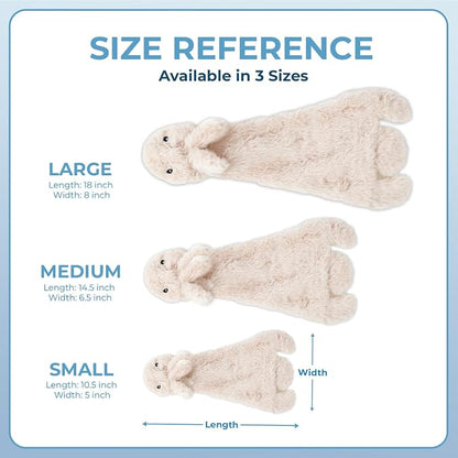 Best Pet Supplies Squeaky Dog Toys with Soft Durable Fabric for Small, Medium and Large Pets Interactive Toy for Indoor Play, Supports Active Biting and Play - 4 Figures, Medium
