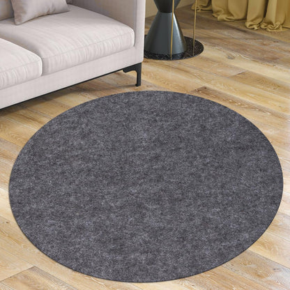 Waterproof Rug Pad Round 1/4 Thick Waterproof Non-Slip Rug Pad， Pad for Hardwood Floors， Rug Pads for All Floors and Finishes, Keeps Carpets in Place Soft and Safe（3FT）