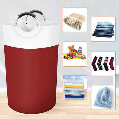 BlissTotes 90L Laundry Basket, Freestanding Laundry Hamper, Collapsible Dirty