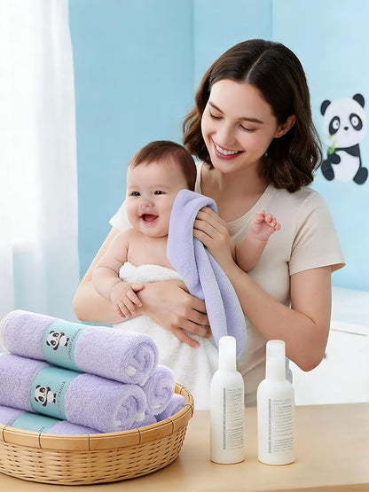 HIPHOP PANDA Baby Washcloths, Rayon Made from Bamboo