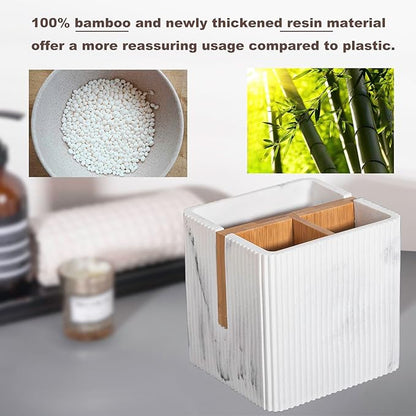 rejomiik Toothbrush Holders for Bathrooms Countertop, 3 Slots Electric Tooth