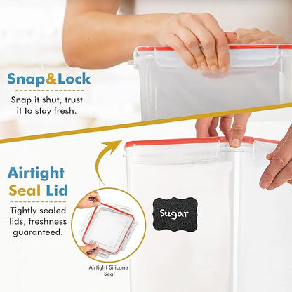 Shazo 2 PC Extra Large Bulk Food Storage Containers