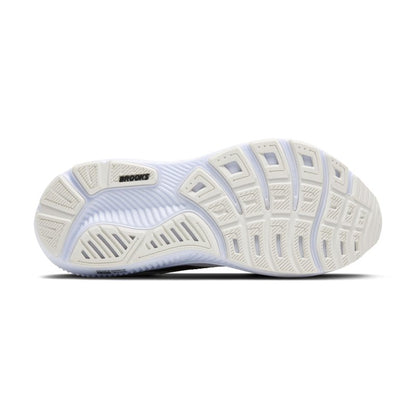 Brooks Women’s Ghost 17 Neutral Running Shoe - White/Black/Rose Gold - 8 Medium