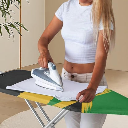 GLENLCWE Jamaican Flag Iron Board Cover Heat Reflective Ironing Board Cover