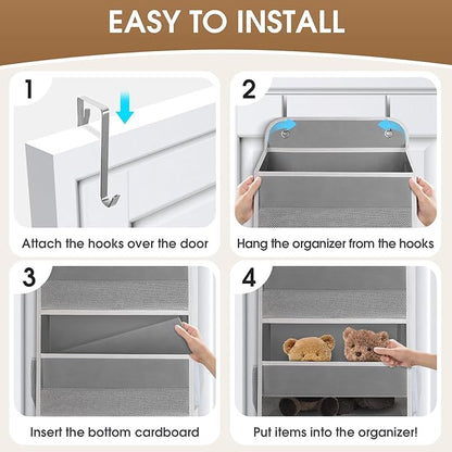 2 Pack Over The Door Organizer, Hanging Storage Organizer