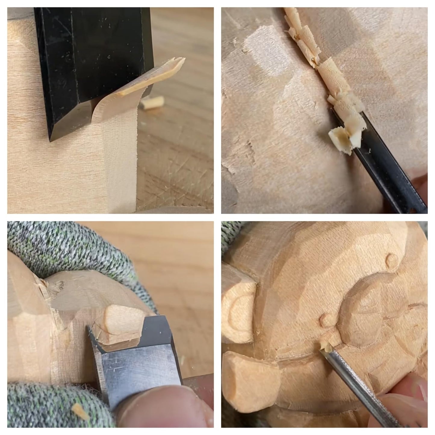 19PCS Basswood Carving Blocks，4 Different Sizes Whittling Wood Blocks，Soft Carving Basswood Kit for Crafts Beginners