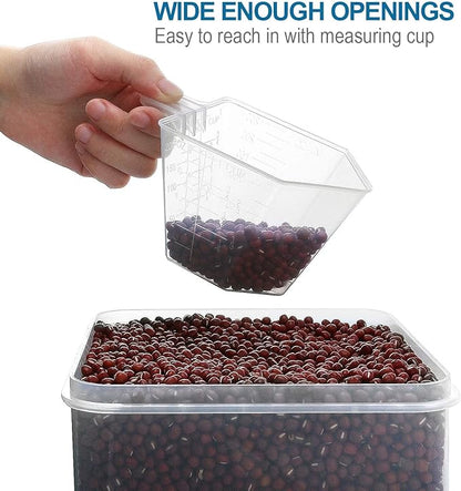 VERONES Large Tall Airtight Food Storage Containers, 10 PACK Plastic Airtight