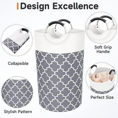 Large Laundry Basket Laundry Hamper Bag Washing Bin Clothes Bag Collapsible Tall