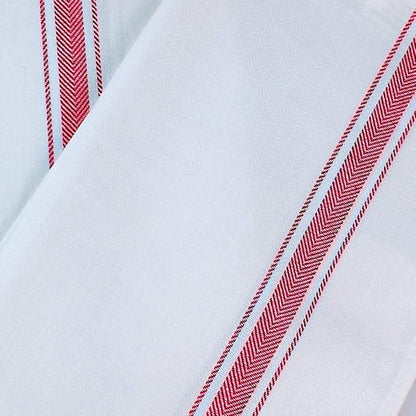 Utopia Towels Red Dish Towels 100% Ring Spun Cotton Highly Absorbent & Reusable