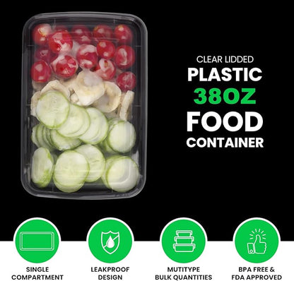 WGCC Meal Prep Containers Plastic Food Storage Containers