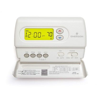 Emerson Thermostats Emerson 1F87-361 7 Day Programmable Thermostat for Single-Stage Systems