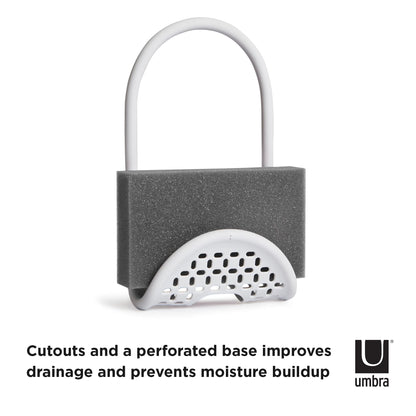 Umbra Sling Sink Caddy, White, 6 Pieces